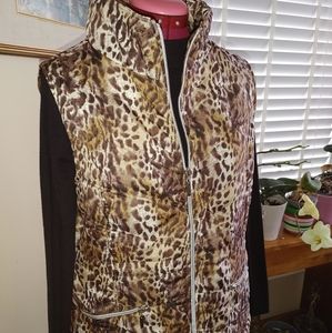 Animal Print Vest